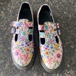 Floral doc martens